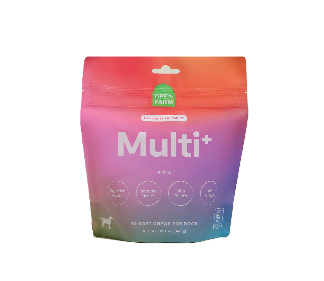 Open Farm Multi+ Supplement Chews For Dogs, 90-Count, 12.7-oz Pouch