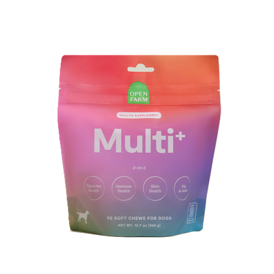 Open Farm Multi+ Supplement Chews For Dogs, 90-Count, 12.7-oz Pouch