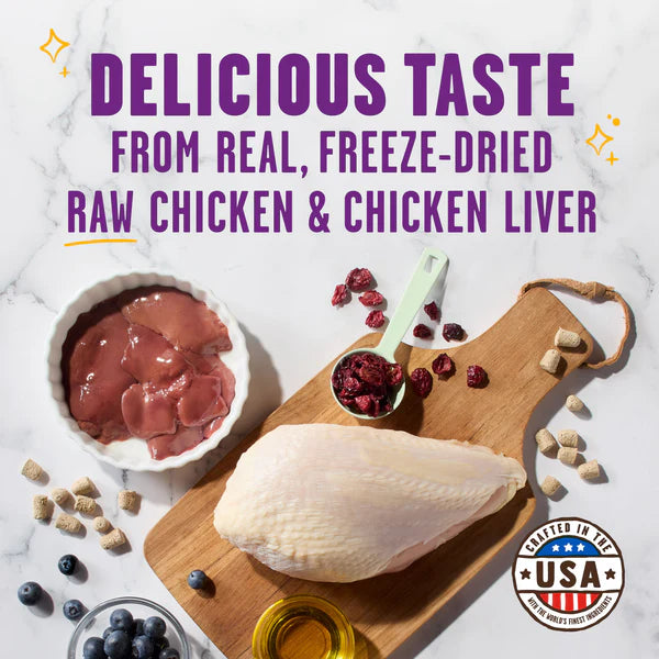 Stella & Chewy's Meowfuls Chicken & Chicken Liver Cat Treats, 1.5-oz Bag