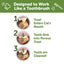 Whimzees Natural Cat Dental Treats Chicken Recipe 2-oz, Cat Treat
