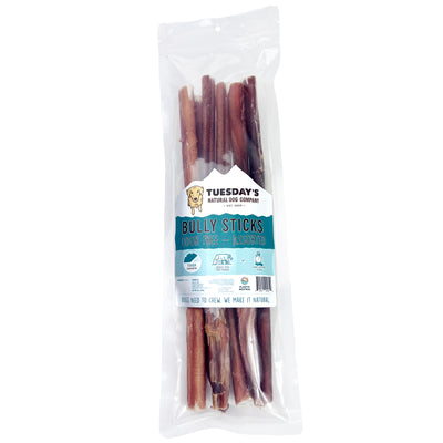Tuesday's Natural Dog Company Odor Free Bully Stick, Dog Chew