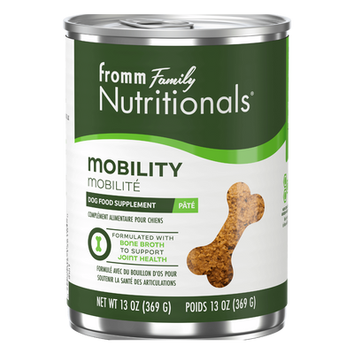 Fromm Nutritionals Mobility Supplement Pate, Wet Dog Food, 13-oz Case of 12