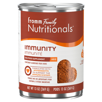 Fromm Nutritionals Immunity Supplement Pate, Wet Dog Food, 13-oz Case of 12