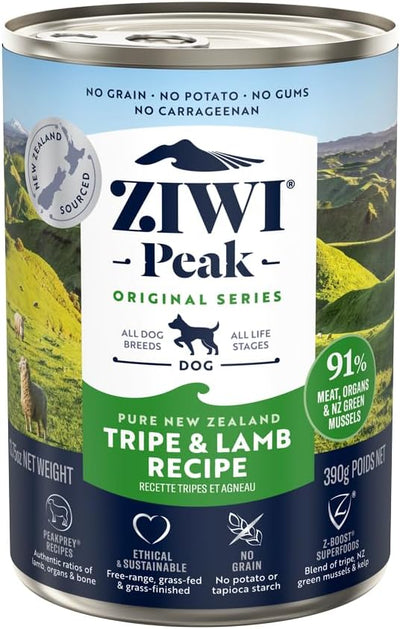 ZiwiPeak Tripe & Lamb Recipe, Wet Dog Food