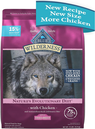 Blue Buffalo Wilderness Small Breed Chicken With Wholesome Grains Recipe, Dry Dog Food