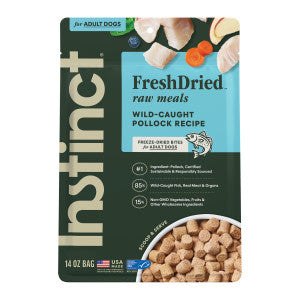 Instinct Raw Freeze-Dried Meals Wild-Caught Alaskan Pollock Recipe, Dog Food