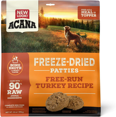 Acana Freeze-Dried Turkey Patties 14-oz, Freeze-Dried Dog Food