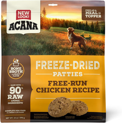 Acana Freeze-Dried Chicken Patties 14-oz, Freeze-Dried Dog Food