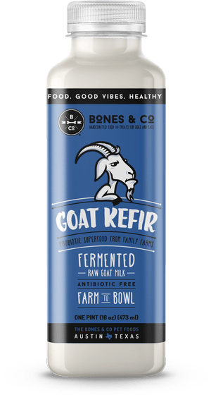 Bones & Co Frozen Cream Goat Milk Kefir, Frozen Dog Food Supplement