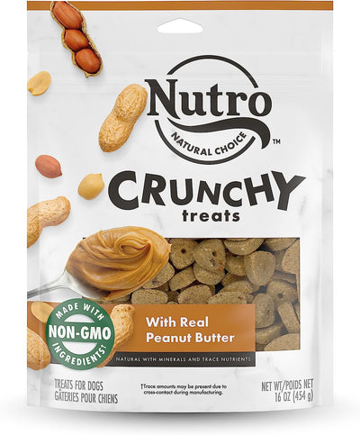 Nutro Crunchy Treats With Real Peanut Butter, Dog Treat
