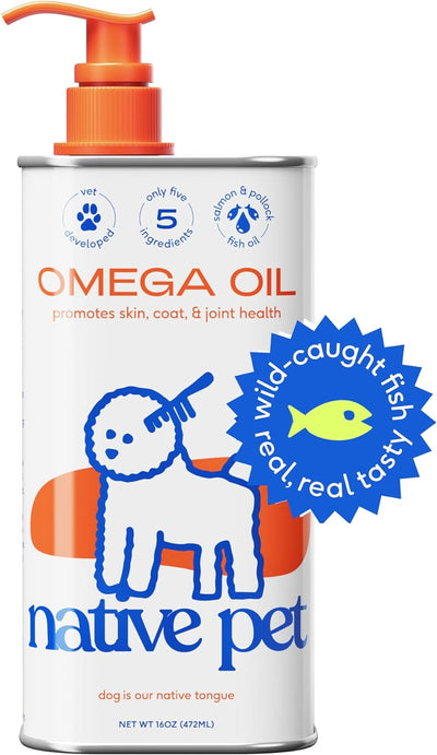 Native Pet Omega Oil, Dog Supplement