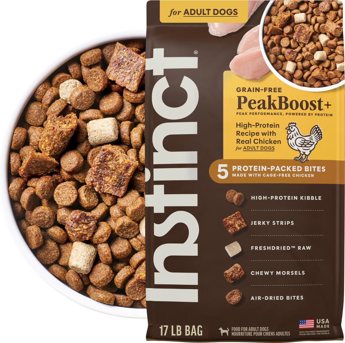 Instinct PeakBoost Grain-Free High-Protein Recipe with Real Chicken, Dry Dog Food