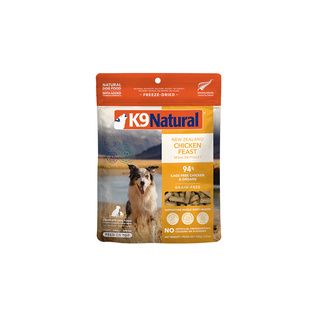 K9 Natural Chicken Feast, Freeze-Dried Dog Food