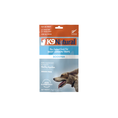 K9 Natural Beef Green Tripe, Freeze-Dried Booster