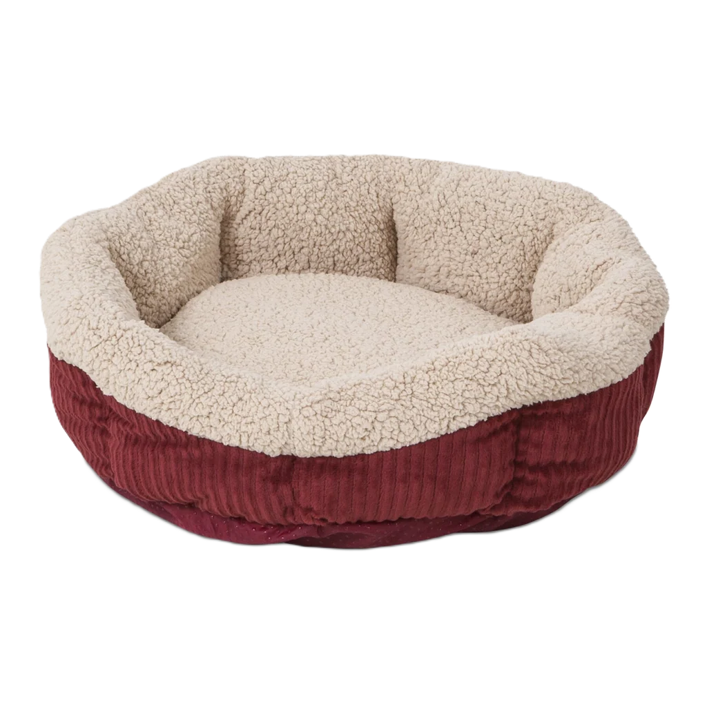 Aspen Pet Self-Warming Oval Lounger, Pet Bed, 19-in