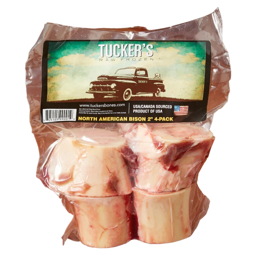 Tucker's Frozen Raw Bison Bones, Frozen Raw Dog Chew
