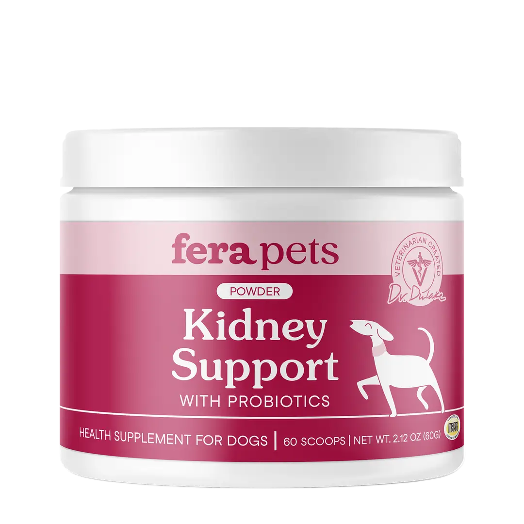 Fera Pets Kidney Support For Dogs, Pet Supplement, 2.12-oz