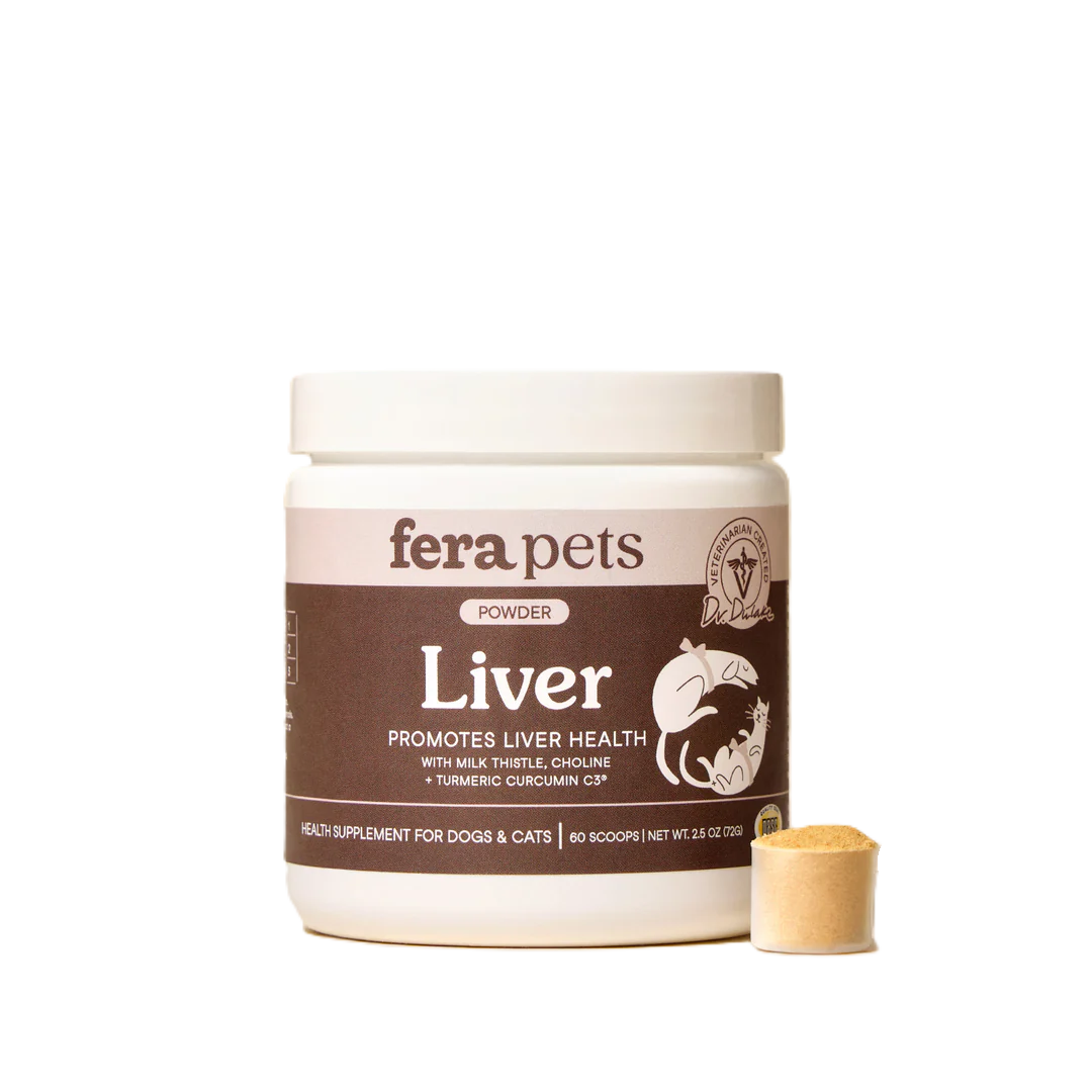 Fera Pets Liver Support For Dogs and Cats, Pet Supplement, 2.5-oz