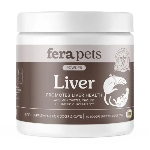 Fera Pets Liver Support For Dogs and Cats, Pet Supplement, 2.5-oz