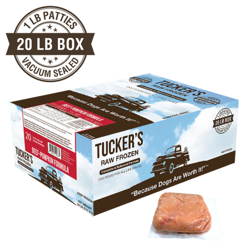 Tucker's Beef-PumpkinDiet, Frozen Raw Dog Food