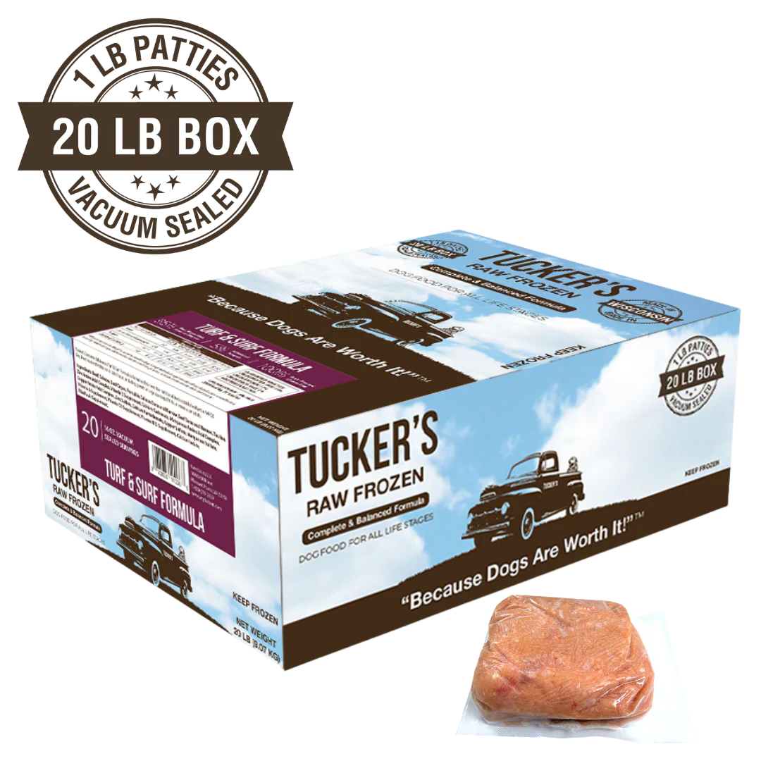 Tucker's Turf & Surf Diet, Frozen Raw Dog Food