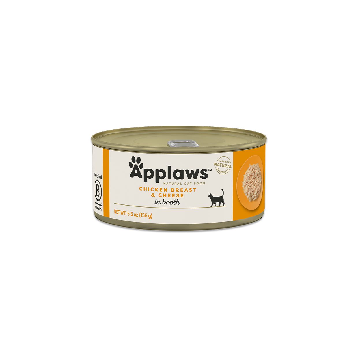 Applaws Chicken Breast With Cheese In Broth, Wet Cat Topper, Case Of 24