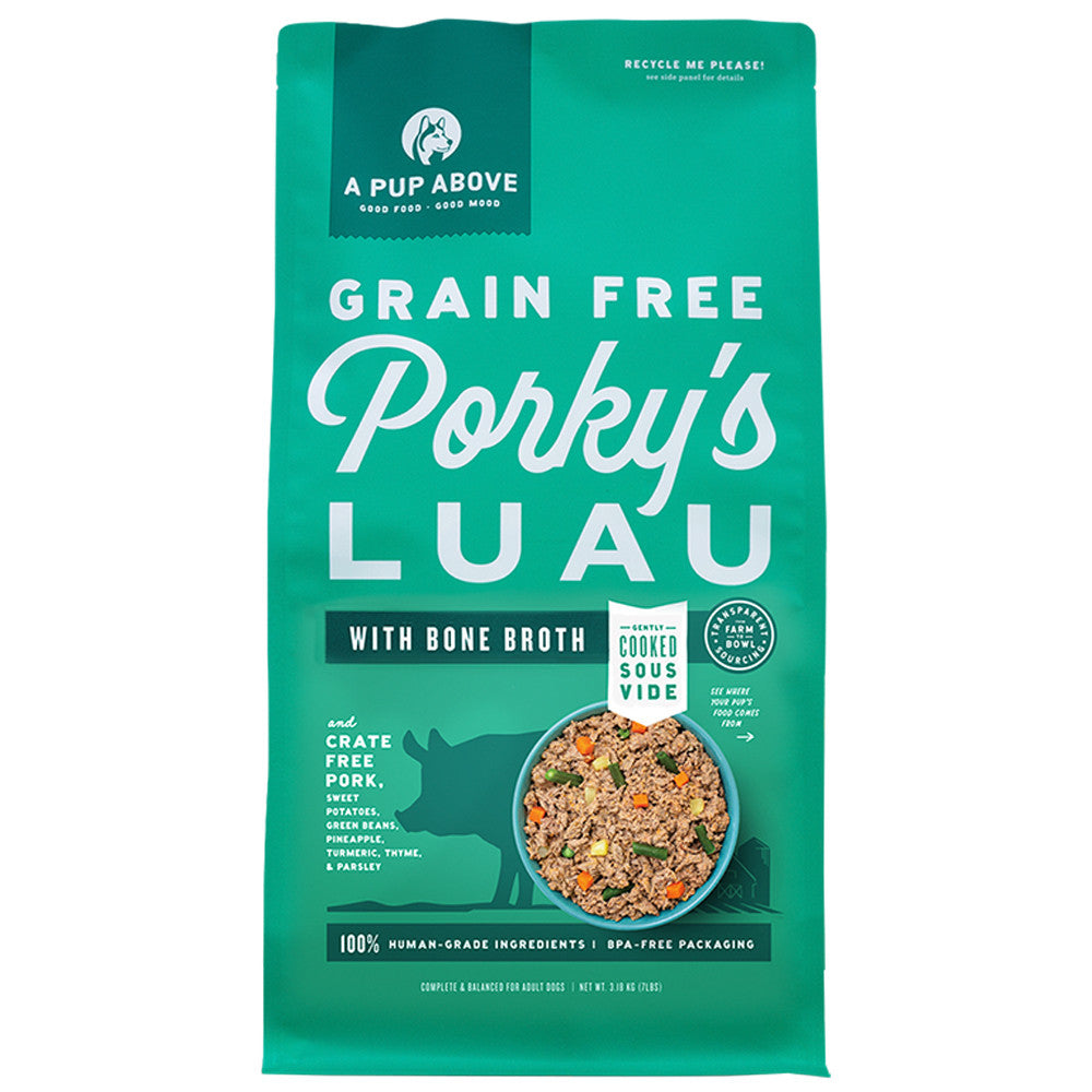 A Pup Above Porky's Luau, Gently Cooked Dog Food