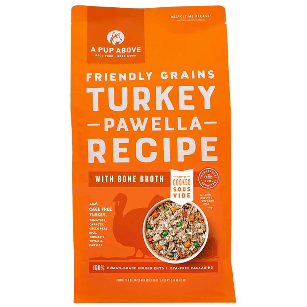 A Pup Above Turkey Pawella, Gently Cooked Dog Food