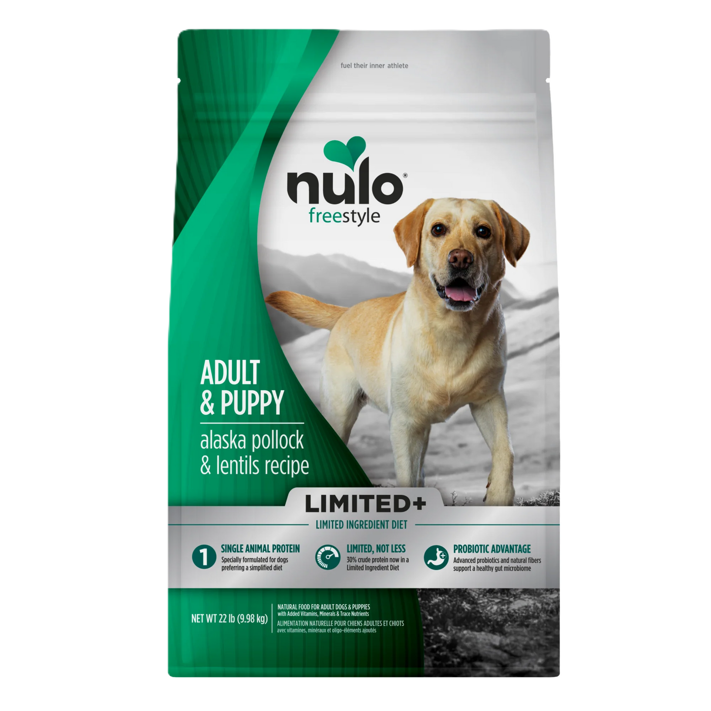Nulo FreeStyle Limited+ Alaska Pollock & Lentils Recipe, Dry Dog Food