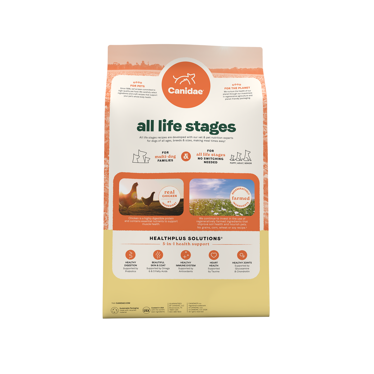 Canidae All Life Stages Real Chicken & Potato, Dry Dog Food, 24-lb Bag