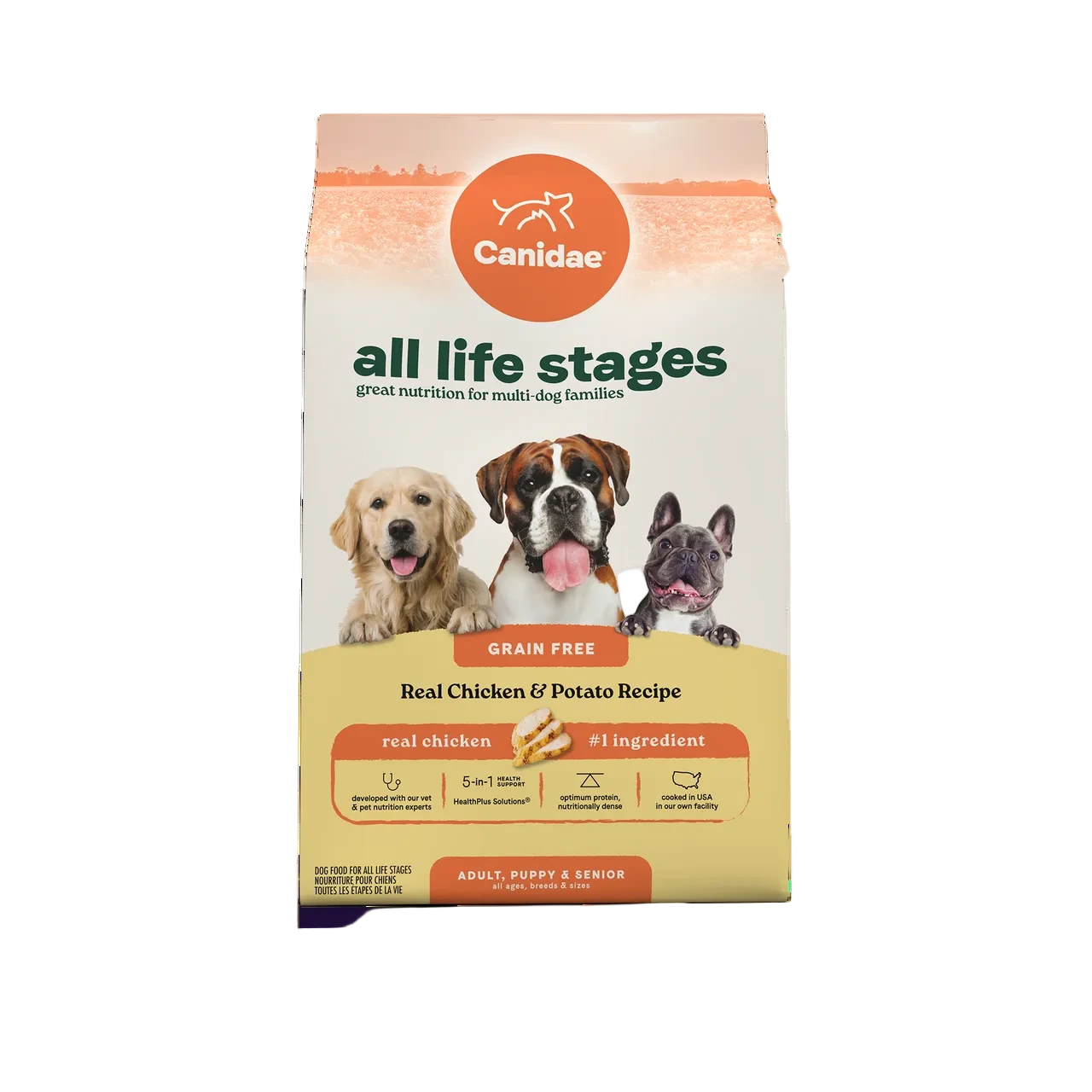 Canidae All Life Stages Real Chicken & Potato, Dry Dog Food, 24-lb Bag