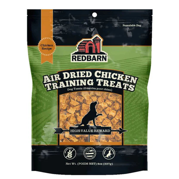 Redbarn Air-Dried Chicken Training Treats, Dog Treat, 8-oz Bag