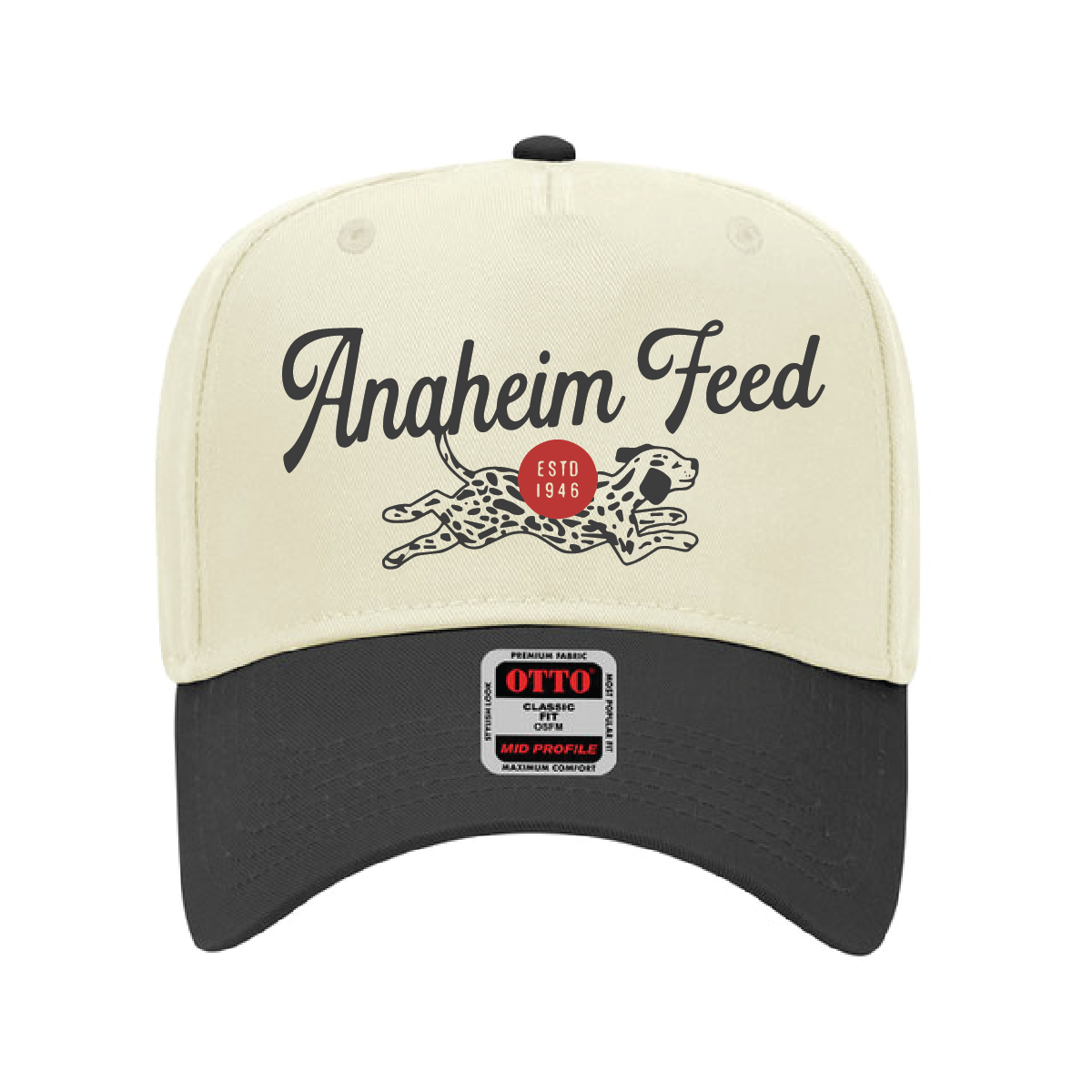 Anaheim Feed 2 Tone Hat - Black & White