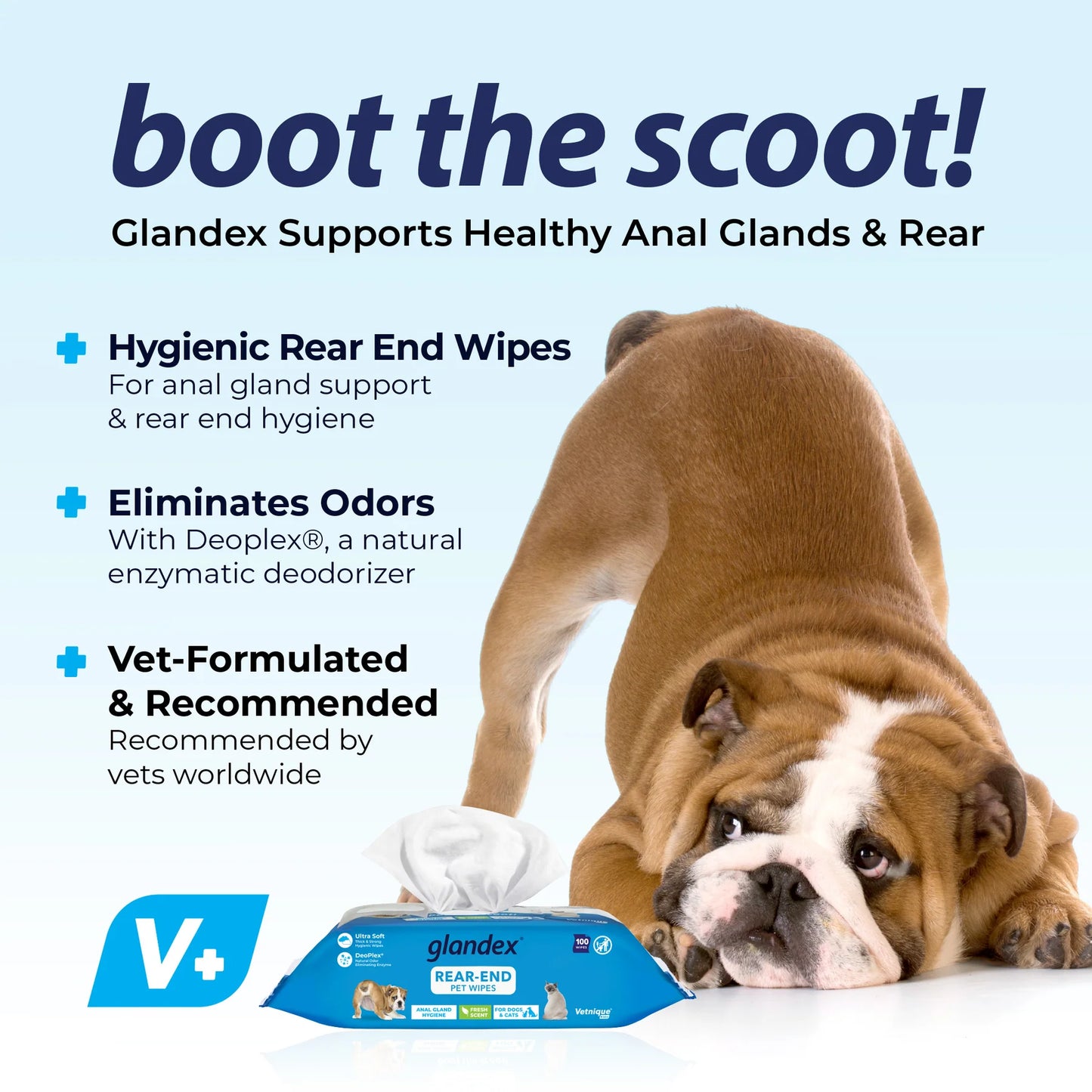 Glandex® Anal Gland Hygienic Pet Wipes