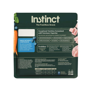 Instinct FreshRaw Medallions Cage-Free Turkey Recipe, Frozen Raw Dog Food, 3-lb Bag