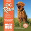 OC Raw Dog Chicken, Fish & Produce Meaty Rox, Frozen Raw Dog Food, 3-lb Bag