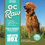 OC Raw Dog Fish & Produce Meaty Rox, Frozen Raw Dog Food, 3-lb Bag