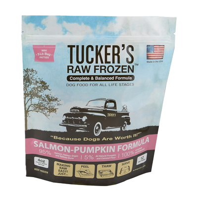 Tucker's Salmon-PumpkinDiet, Frozen Raw Dog Food