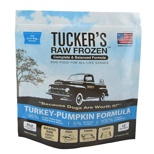 Tucker's Turkey-Pumpkin Diet, Frozen Raw Dog Food