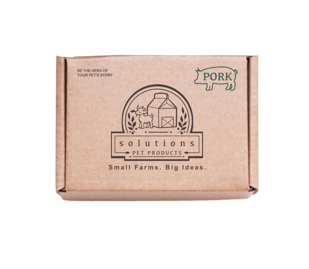 Solutions Pet Products Cat Pork Recipe, Frozen Cat Food, 3-lb Box
