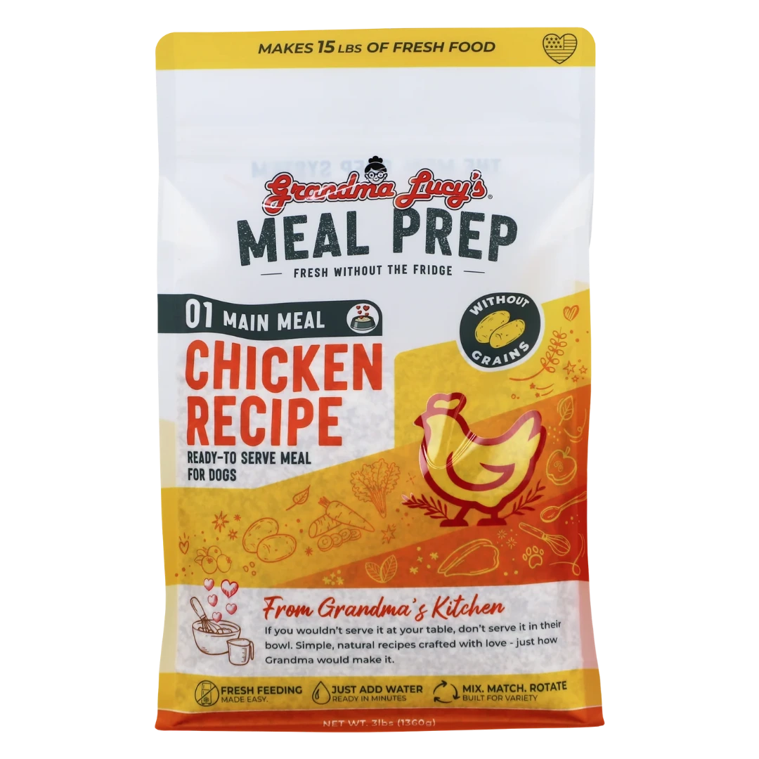 Grandma Lucy's Meal Prep Fresh 2.0 Chicken, Freeze-Dried Dog Food, 3-lb Bag