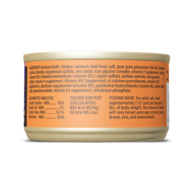 Tiki Cat After Dark Shreds With Venison & Beef Liver Recipe in Broth, Wet Cat Food, 3-oz Case of 12