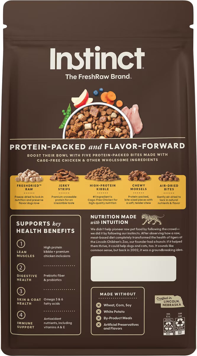 Instinct PeakBoost Grain-Free High-Protein Recipe with Real Chicken, Dry Dog Food