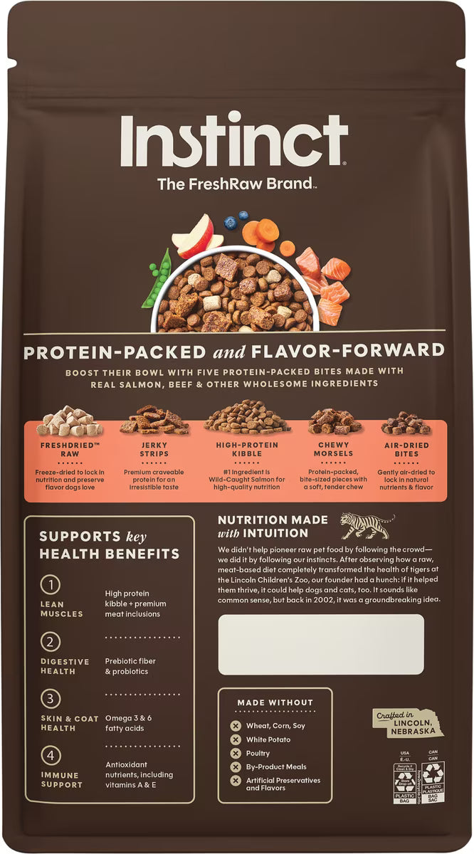 Instinct PeakBoost Grain-Free High-Protein Recipe with Real Salmon, Dry Dog Food