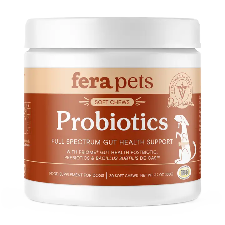 Fera Pets Probiotics Soft Chews For Dogs, Pet Supplement
