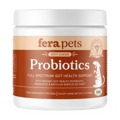 Fera Pets Probiotics Soft Chews For Dogs, Pet Supplement