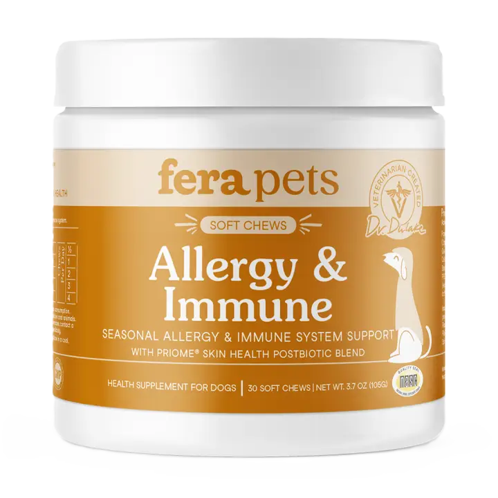 Fera Pets Allergy & Immune Soft Chews For Dogs, Pet Supplement, 30-count