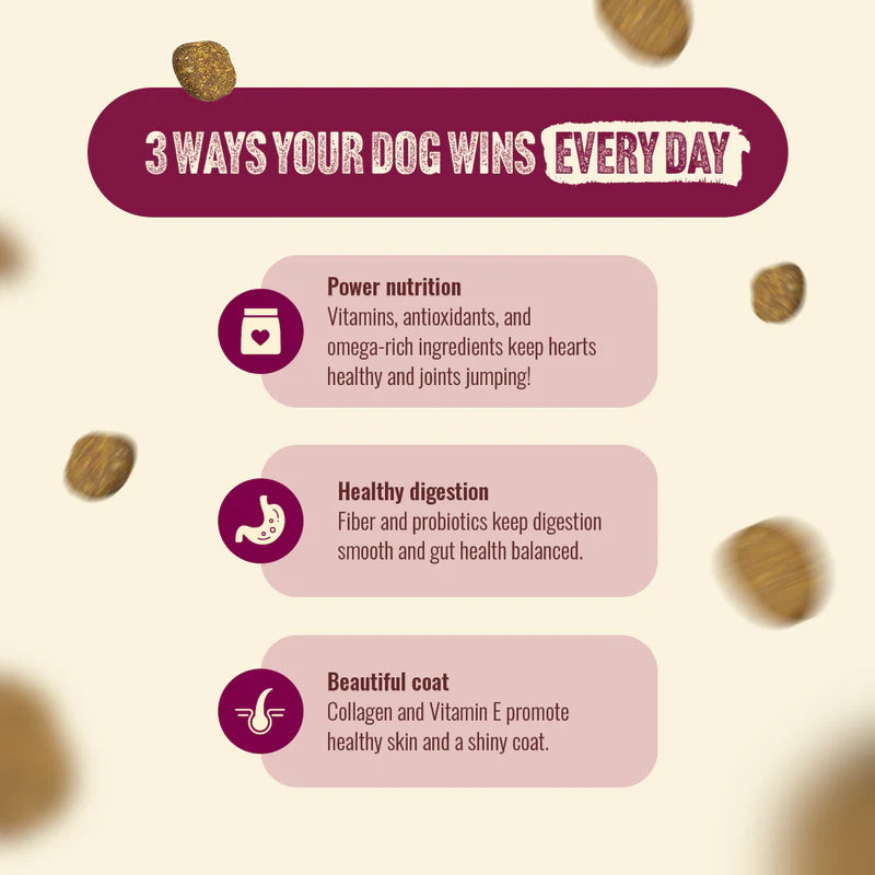 Natural Farm Fresh from the Farm - Red Meat Recipe, Dry Dog Food