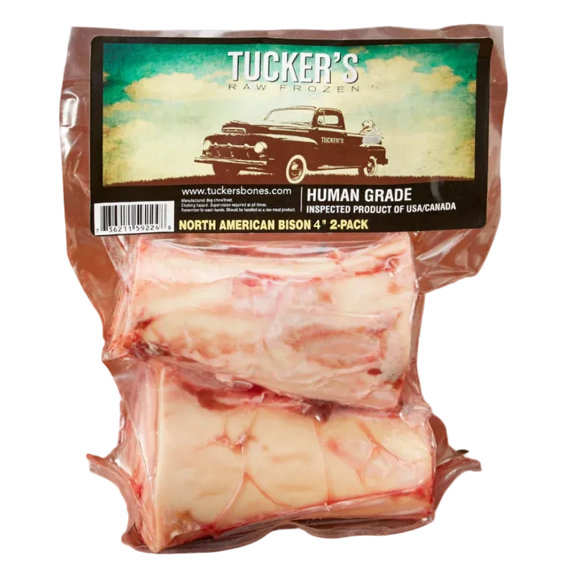 Tucker's Frozen Raw Bison Bones, Frozen Raw Dog Chew
