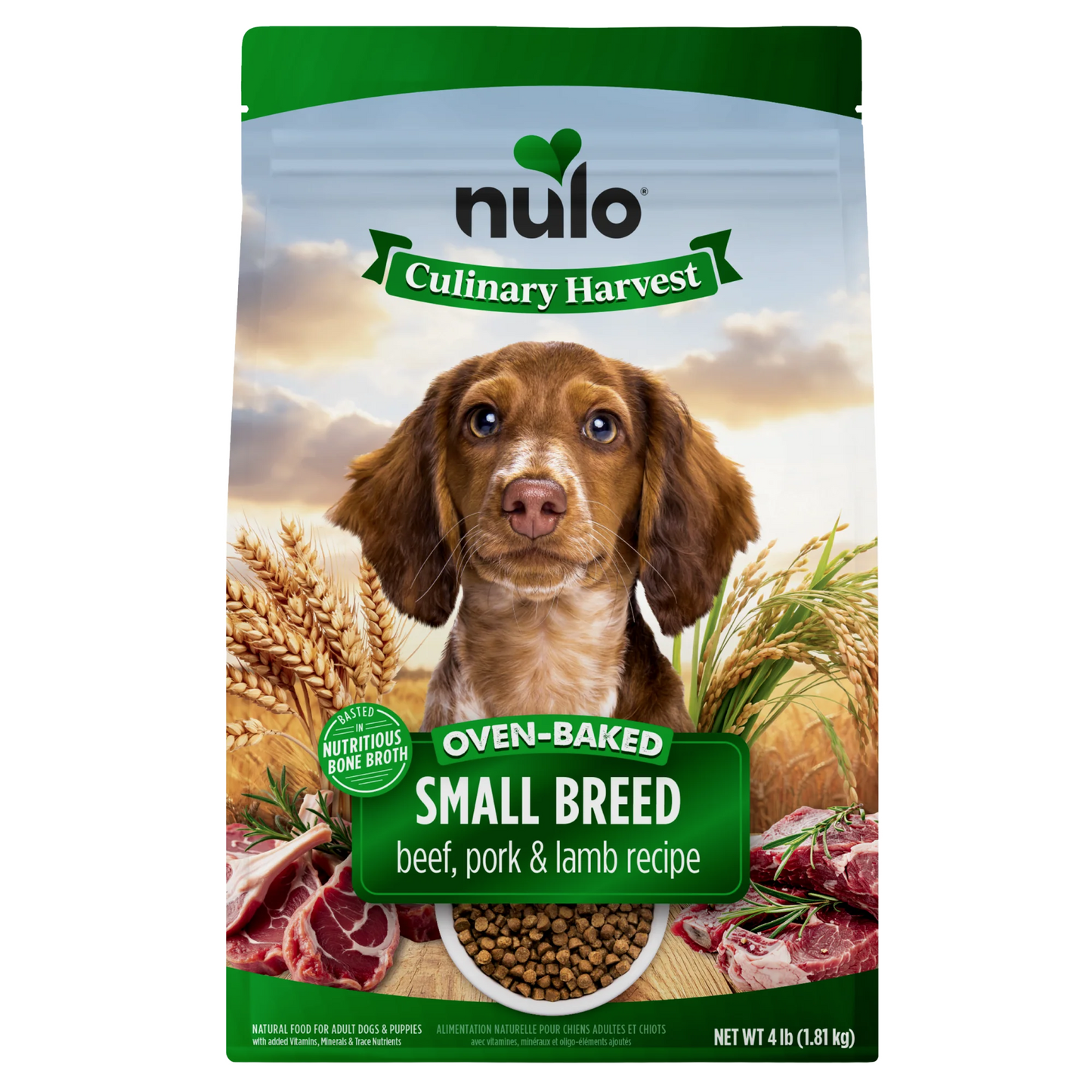 Nulo Culinary Harvest Baked Beef, Pork, & Lamb Recipe for Small Breeds, Dry Dog Food